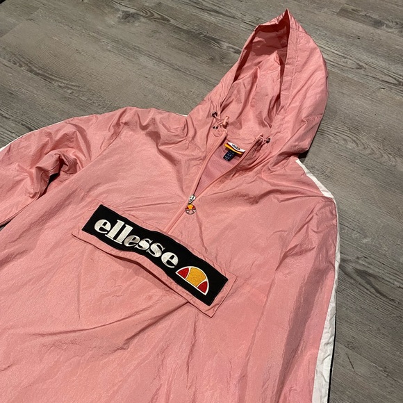 Ellesse 1/4 Zip Pullover Hooded Windbreaker Jacket Women’s Size XS - Picture 2 of 7
